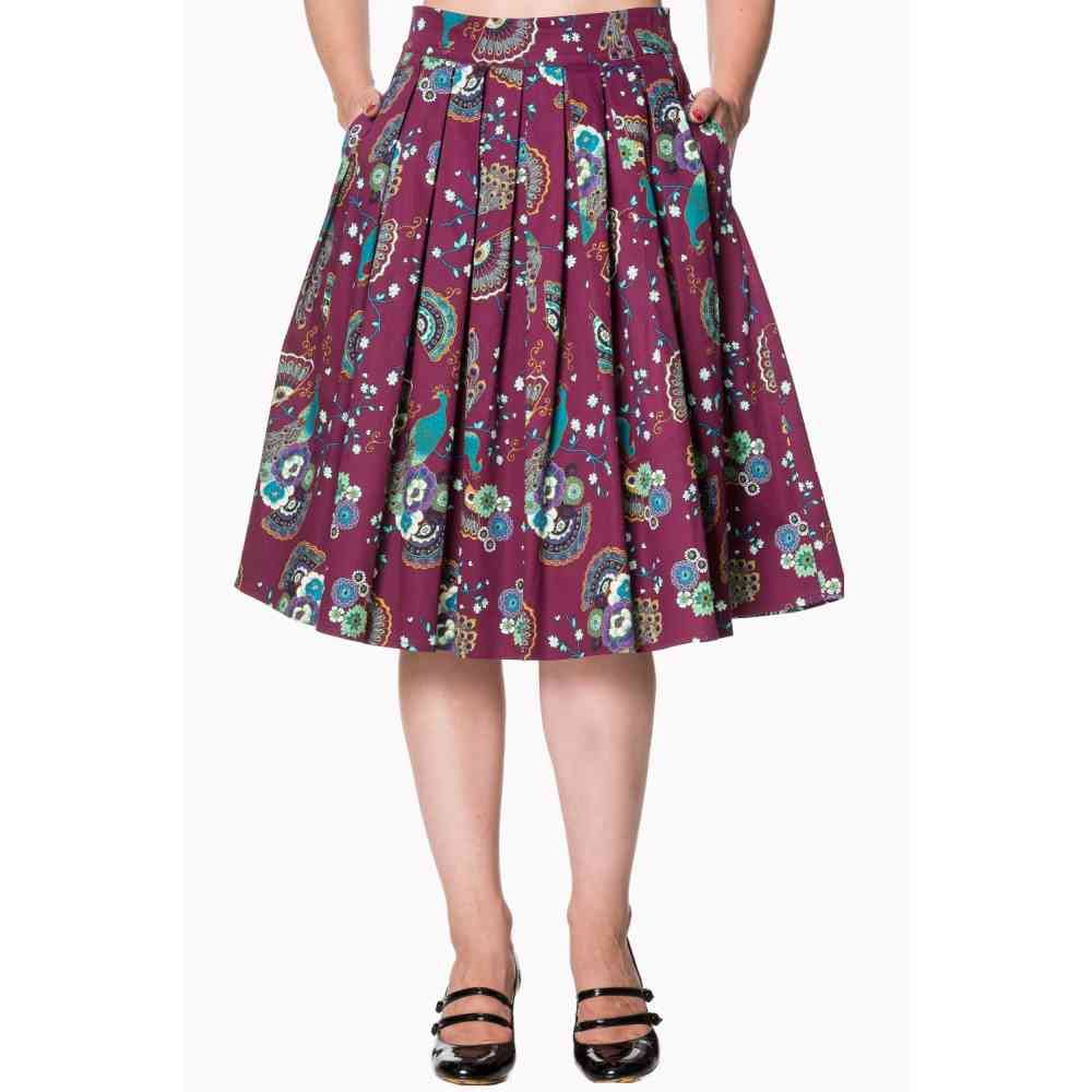 Dancing Days - FRANKIE Rok - Bordeaux rood Product image